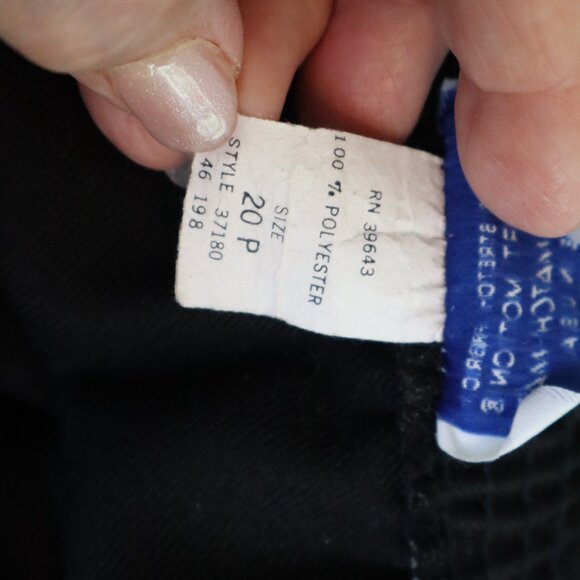 Cape Cod Match Mates Women's Black Dress Pants Size 20P Pull On Business/Travel - Picture 5 of 5